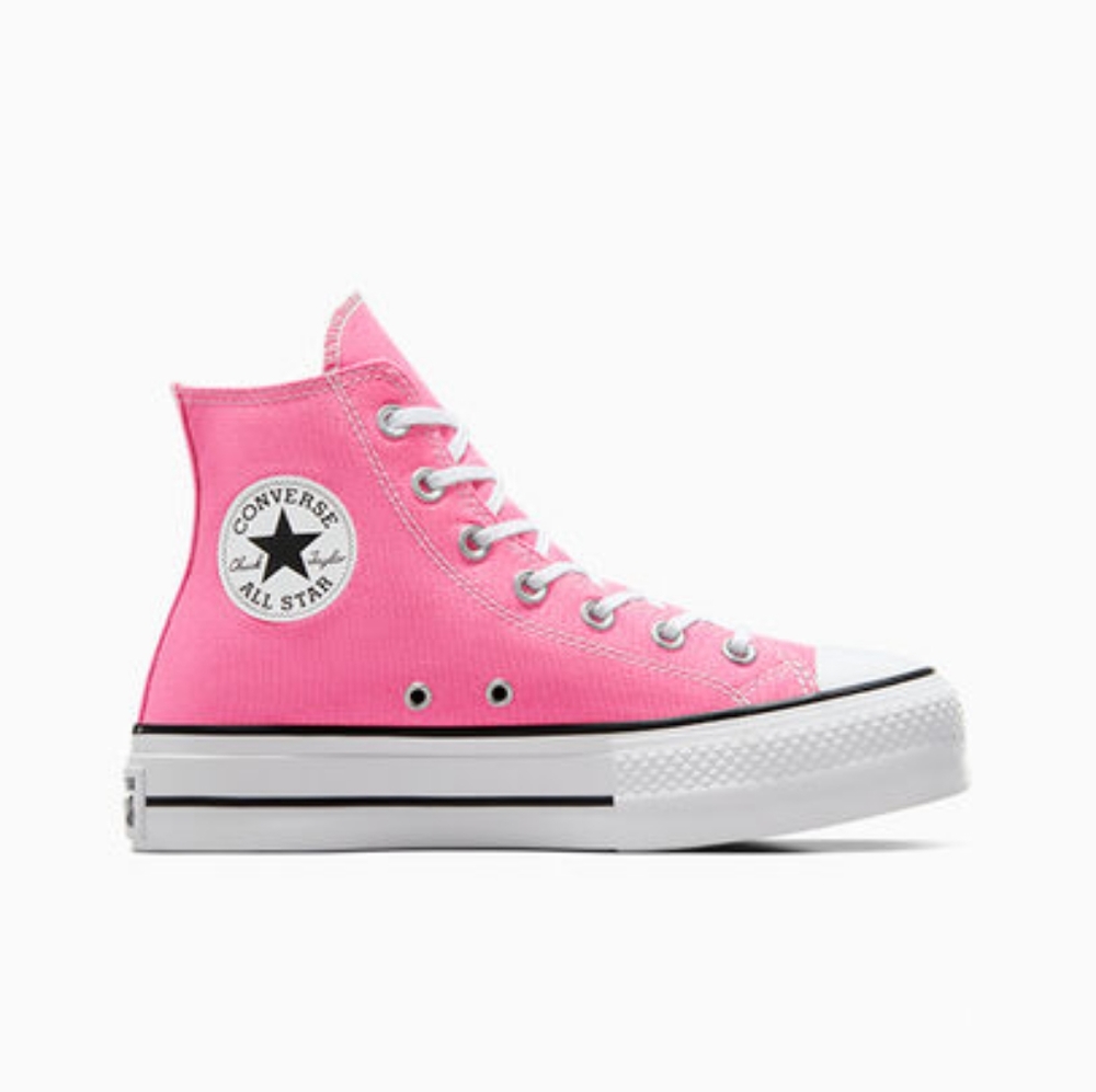 Converse Chuck Taylor All Star Lift Platform A08216F_060HotPink/white womens Sz6